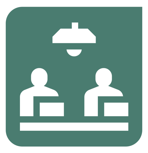 Coworking com sala de reuniões na área comum