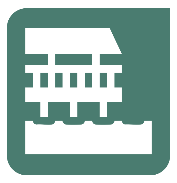 Pier coberto para embarque e desembarque de lanchas e jetskis