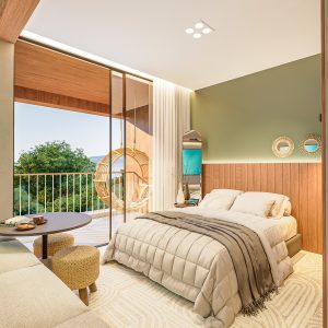 Studio 1 dormitório