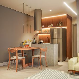 Apartamento 2 dormitórios - Cozinha