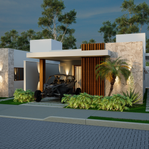 Detalhe Fachada Casa UTV