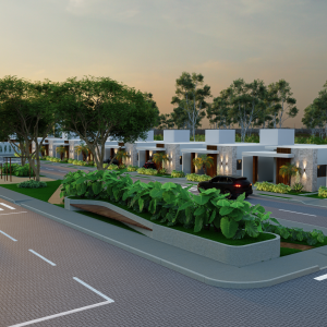 Praça Central - Avenida das Casas