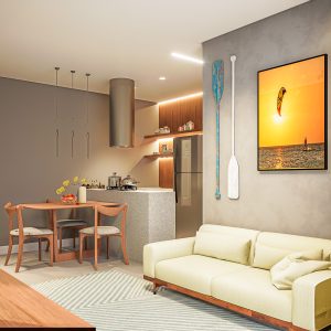 Apartamento 2 dormitórios - Sala