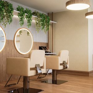 Espaço Mulher, com salão de beleza