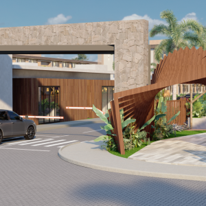 Entrada do condomínio