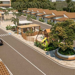 Vista aéra condomínio