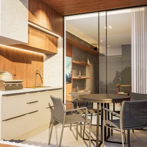 Apartamento 2 dormitórios - Varanda