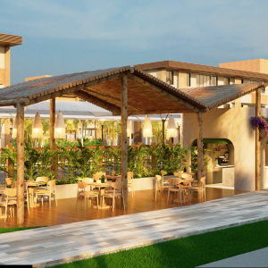 Vista Loja Nature AP ao Fundo