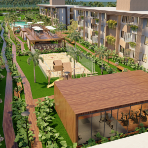 Vista da Alameda (área dos studios)